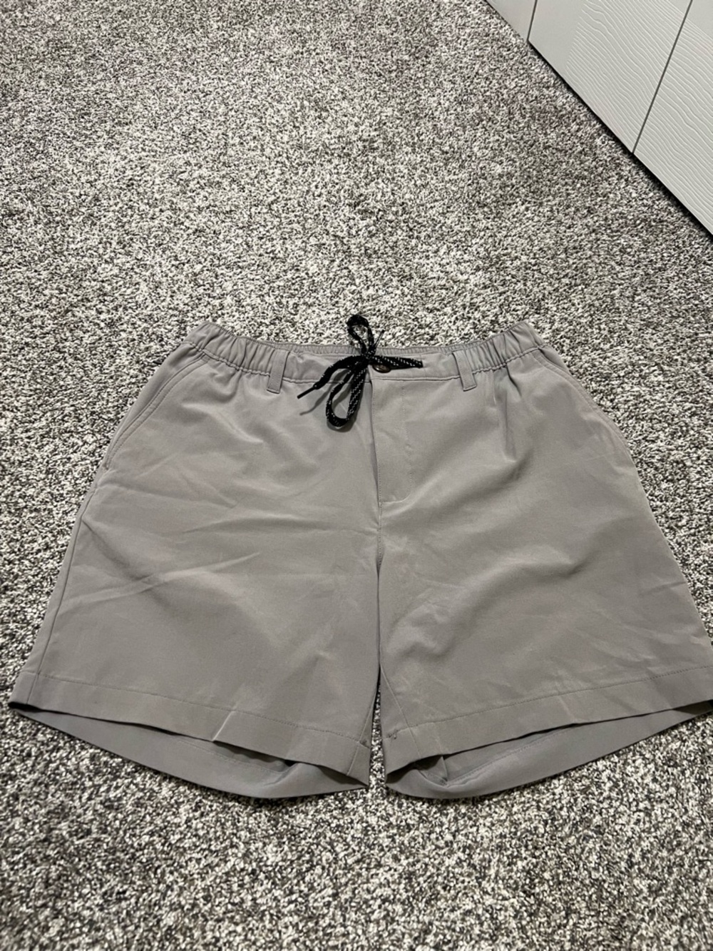 Men’s Chubbies Gray Pull‑On Shorts with Drawstring